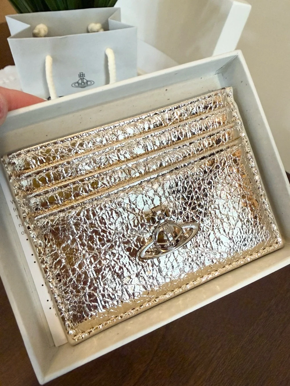 Vivienne Westwood Crack Pattern Card Holder - Picture 2 of 4
